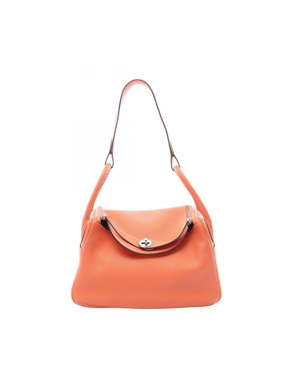 Hermes Shoulder Bag Lindy 30 Crevette